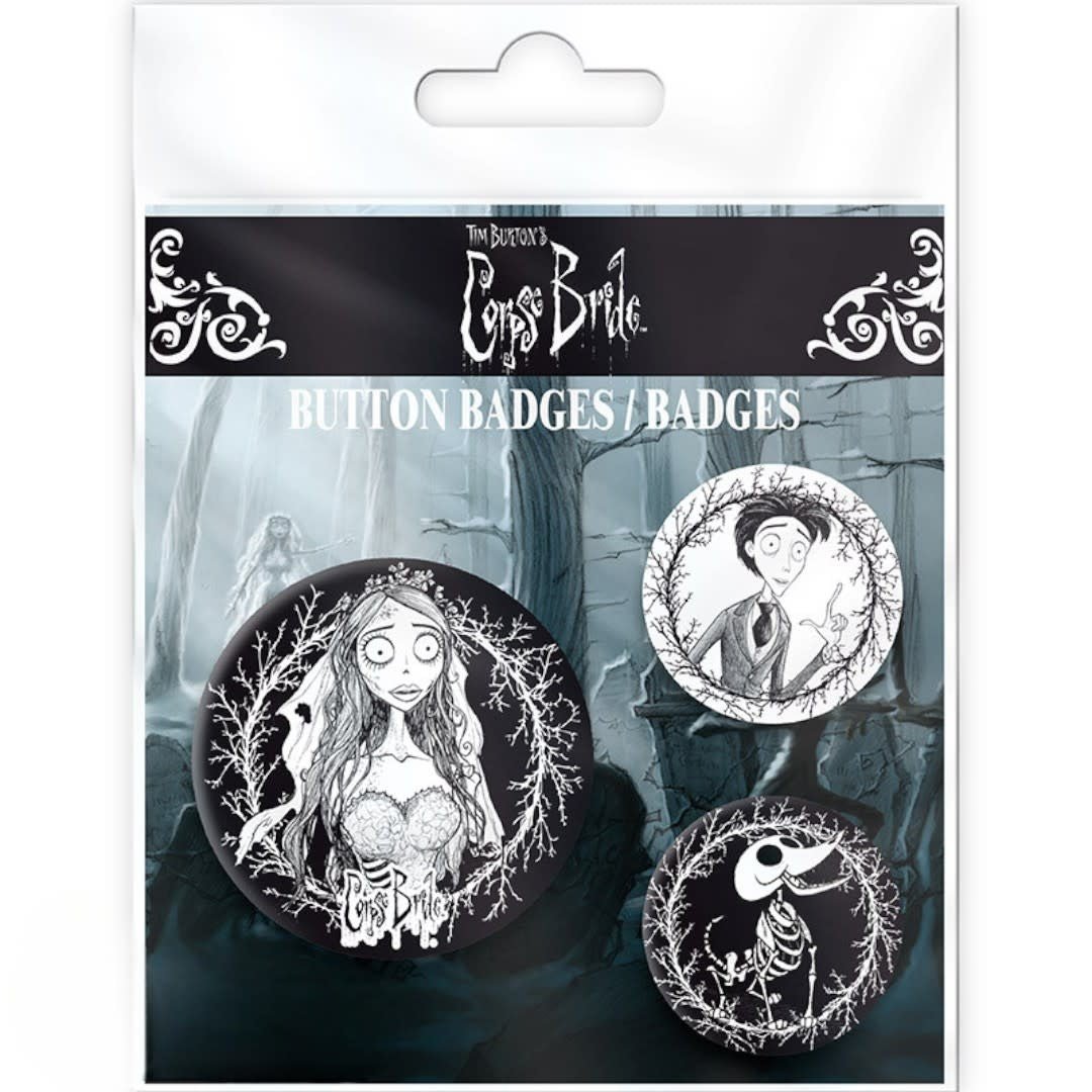 CORPSE BRIDE - Badge Pack - Trio - Fans Geek Store