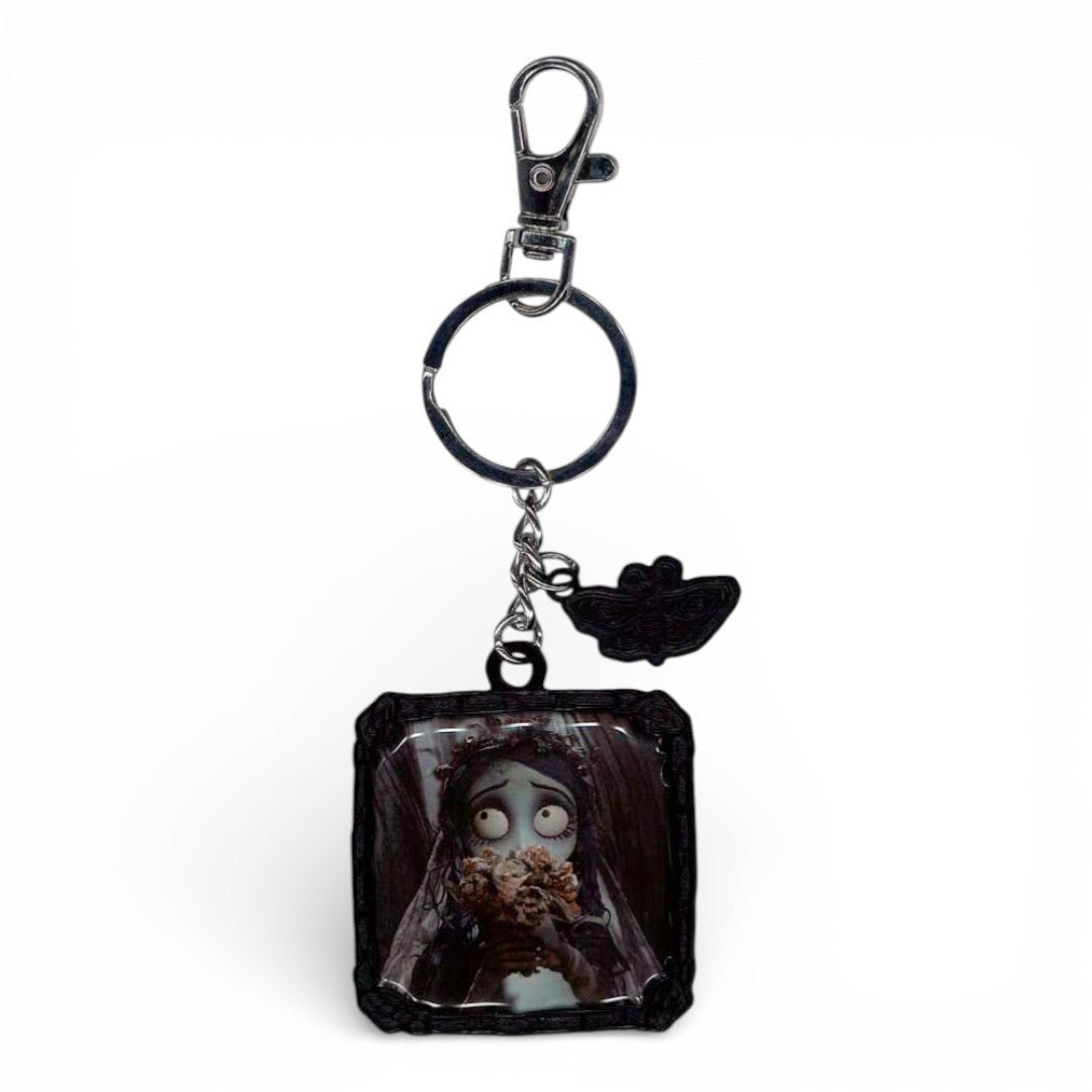 Corpse Bride Metal Keychain Flowers 7 cm - Fans Geek Storeproduct_typeheo