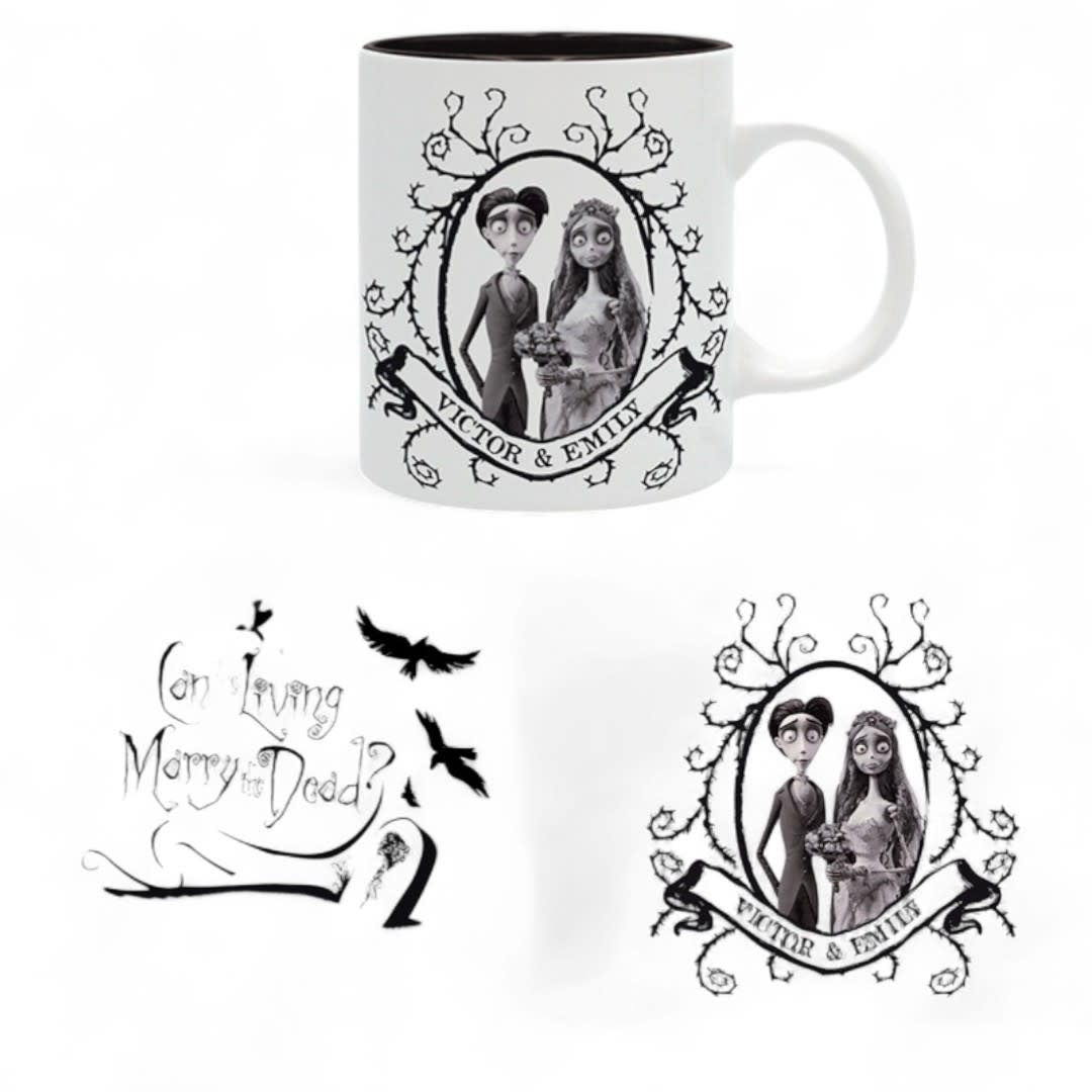 CORPSE BRIDE - Mug - 320 ml - Victor & Emily - subli - Fans Geek Store