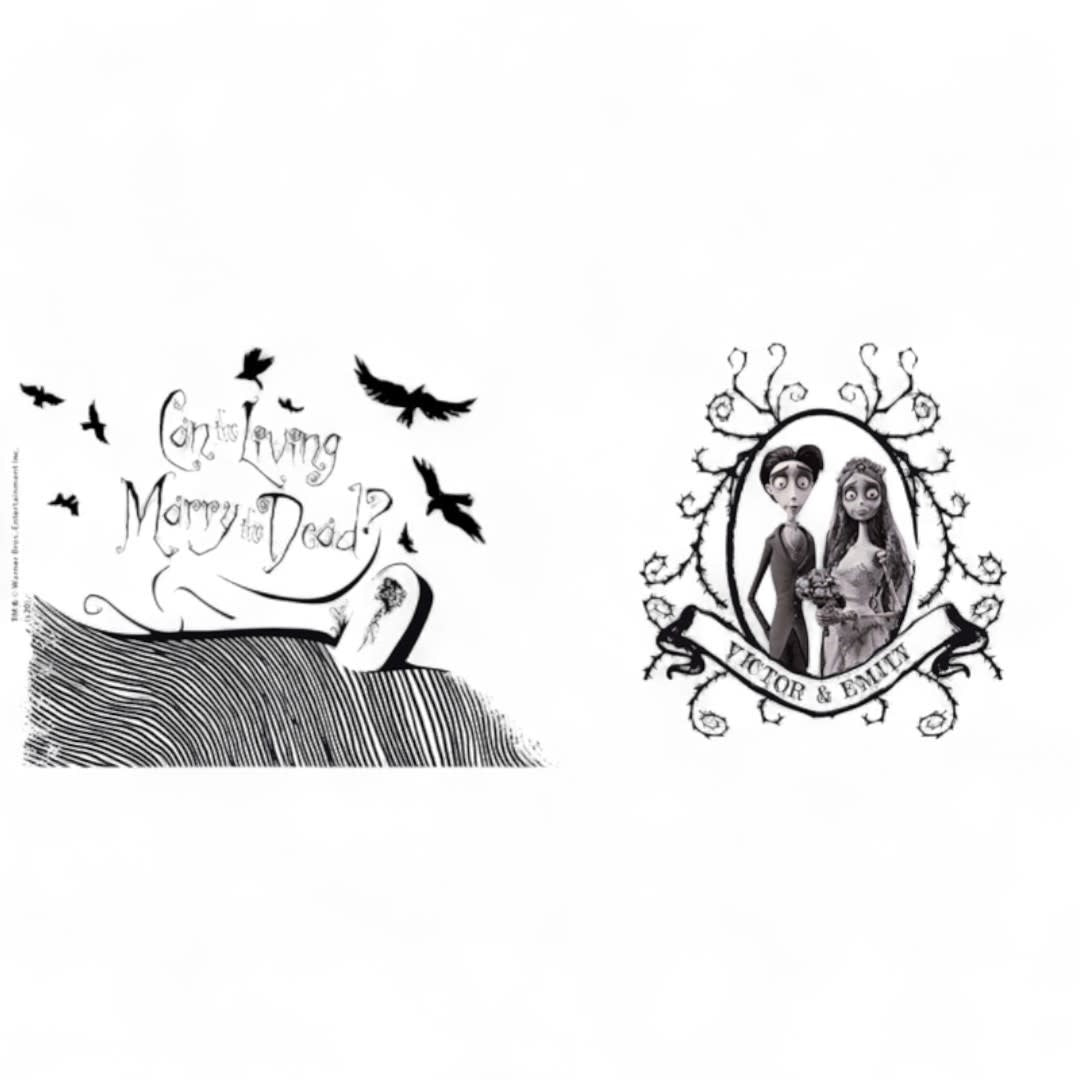 CORPSE BRIDE - Mug - 320 ml - Victor & Emily - subli - Fans Geek Store