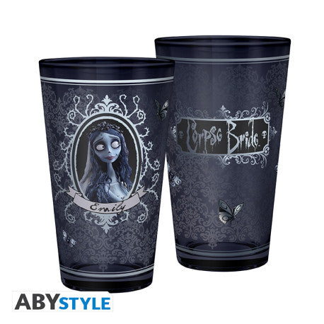 Corpse Bride Glazen Set Victor & Emily ABYstyle Glas 400ml 2 Stuks