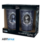 Corpse Bride Glazen Set Victor & Emily ABYstyle Glas 400ml 2 Stuks