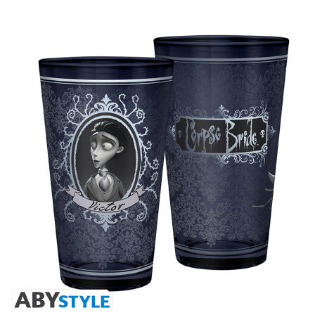 Corpse Bride Glazen Set Victor & Emily ABYstyle Glas 400ml 2 Stuks