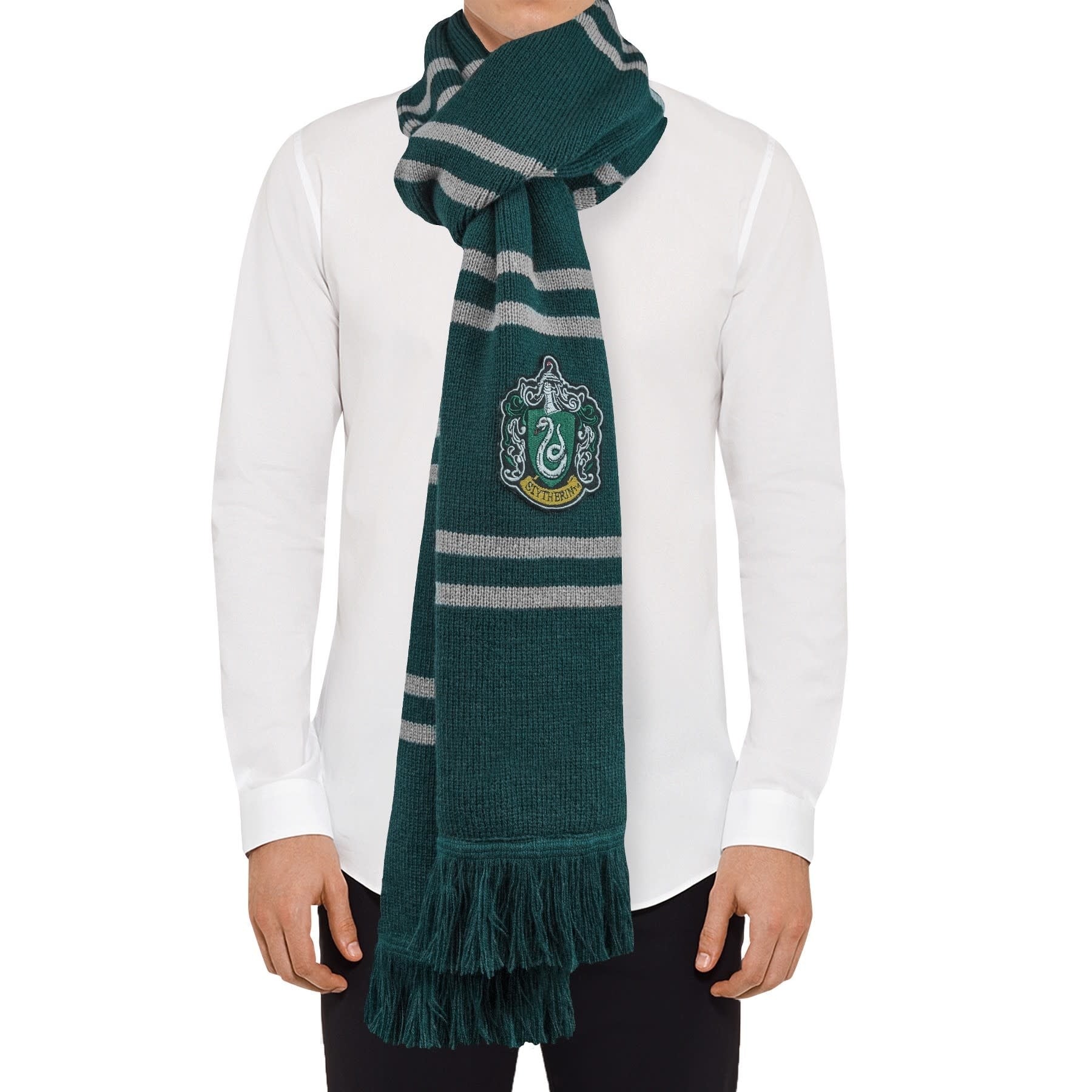 Harry Potter: Deluxe Slytherin Scarf - Fans Geek Store
