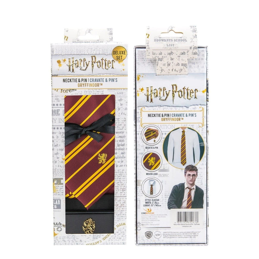Harry Potter: Deluxe Box Set Gryffindor Necktie - Fans Geek Store