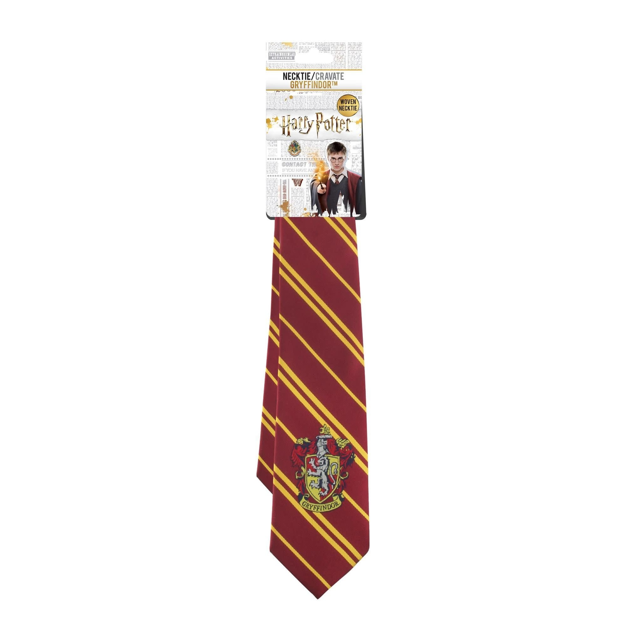 Harry Potter: Adult Gryffindor Woven Necktie - Fans Geek Store