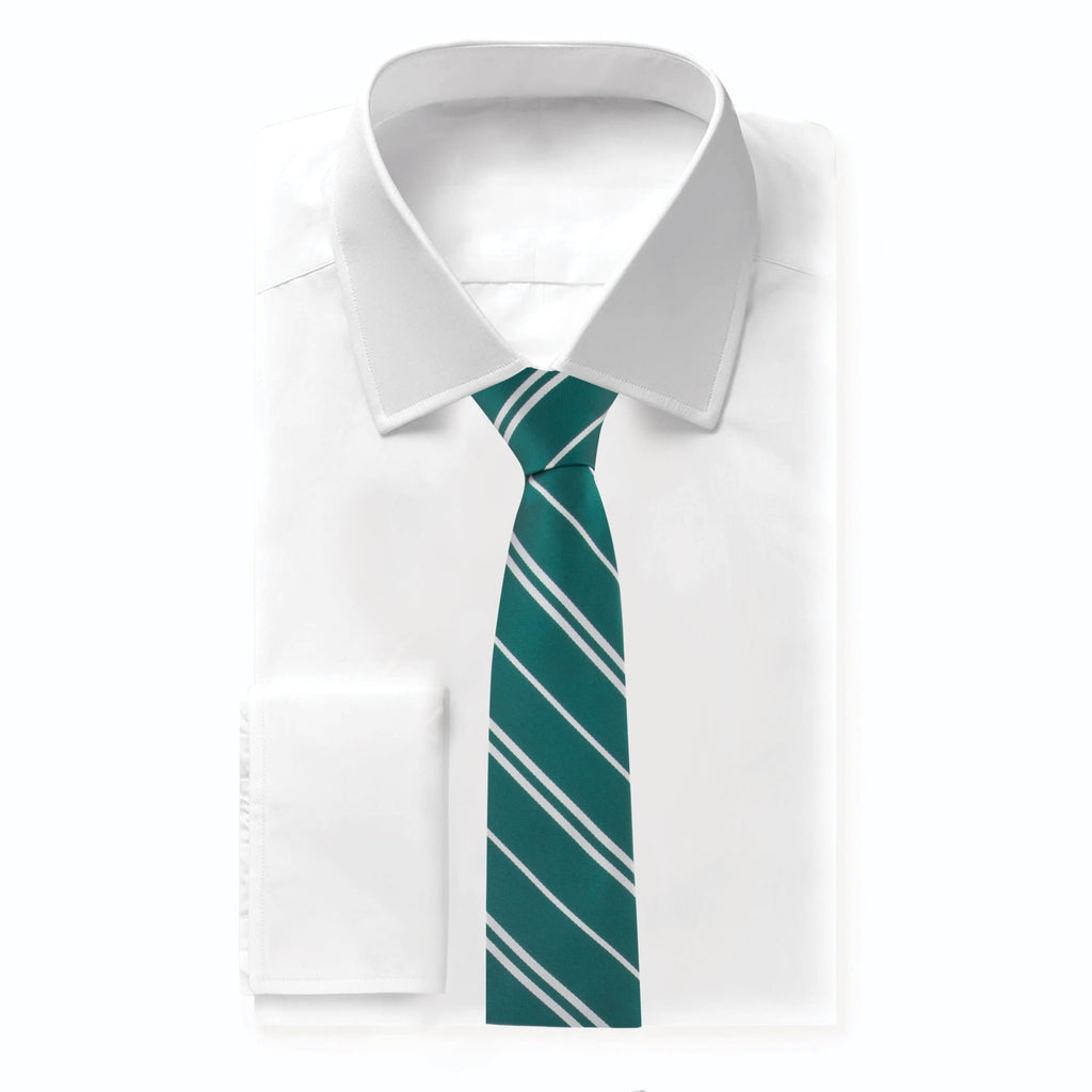 Harry Potter: Adult Slytherin Woven Necktie - Fans Geek Store