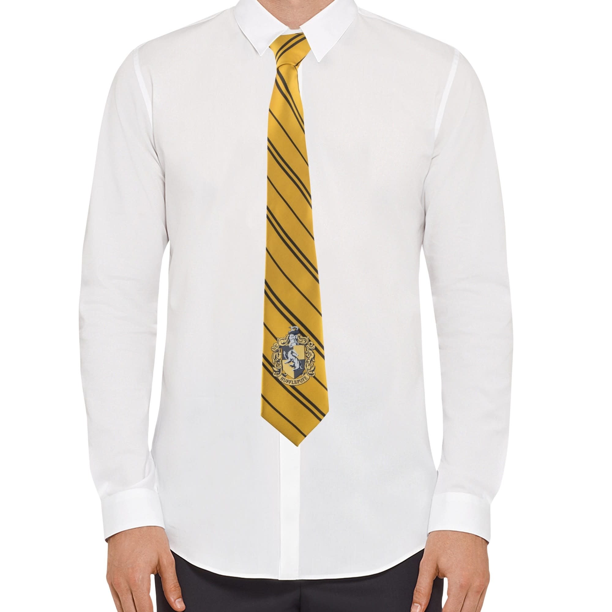 Harry Potter: Adult Hufflepuff Woven Necktie - Fans Geek Store