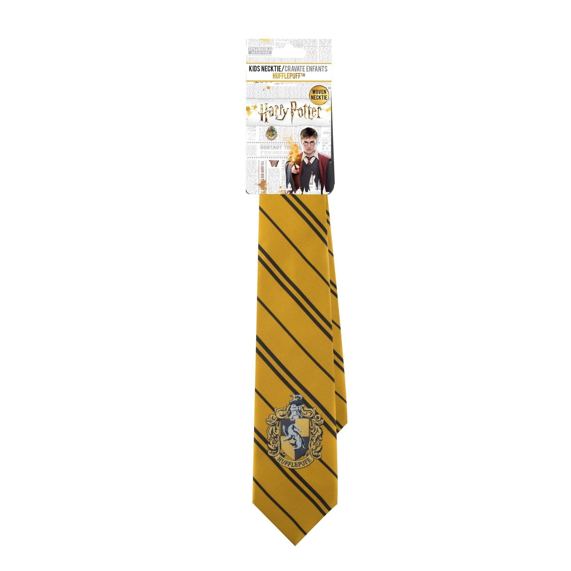 Harry Potter: Adult Hufflepuff Woven Necktie - Fans Geek Store