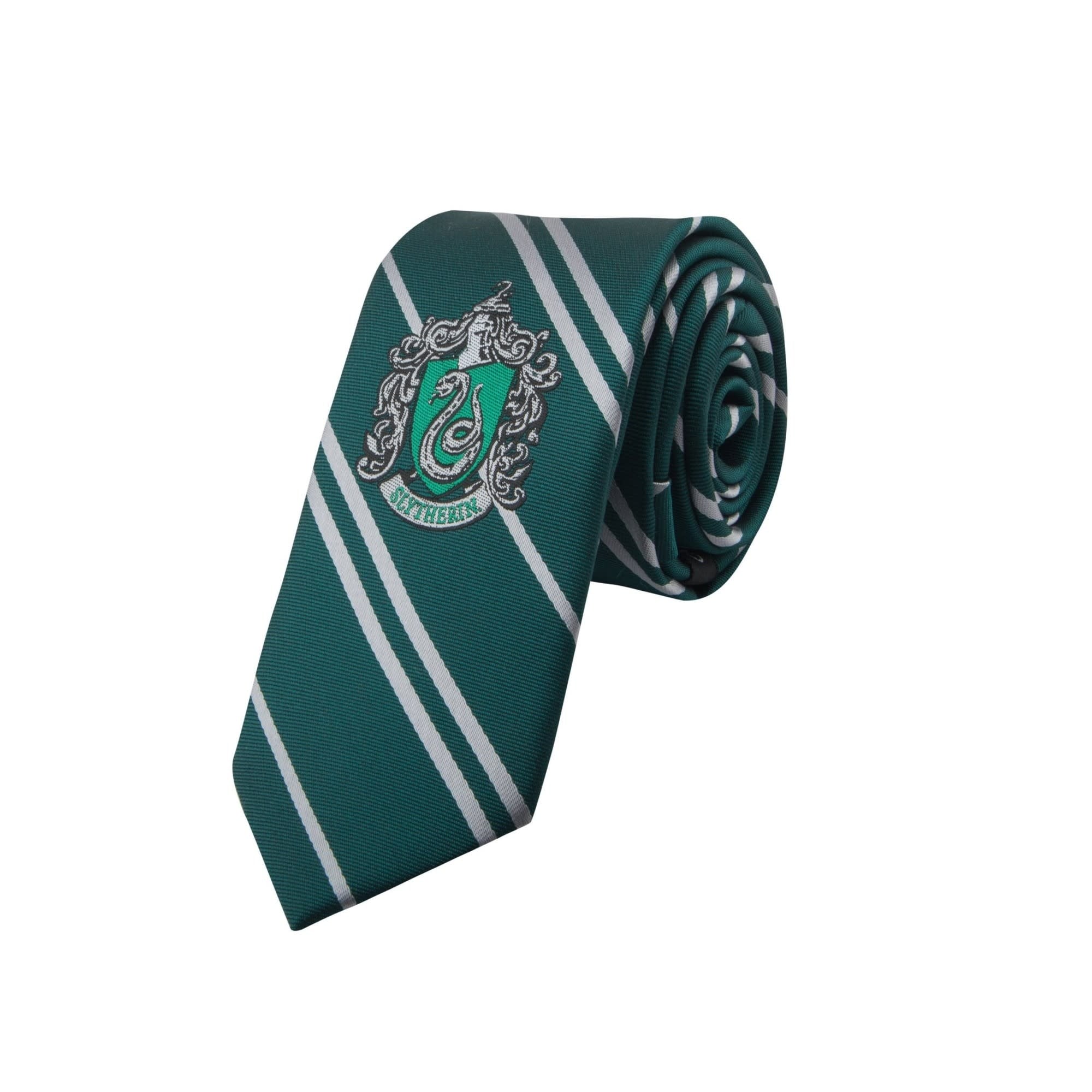 Harry Potter: Slytherin Woven Kids Necktie - Fans Geek Store