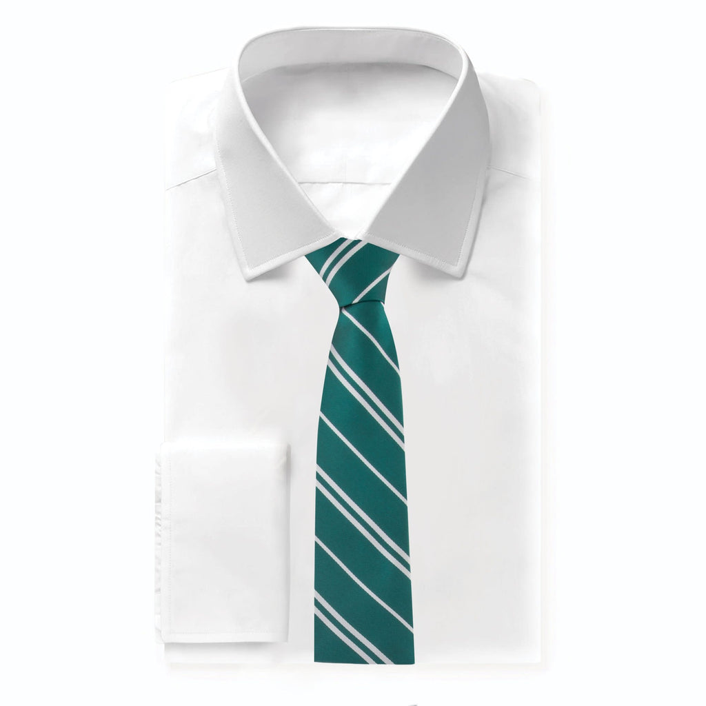 Harry Potter: Slytherin Woven Kids Necktie - Fans Geek Store