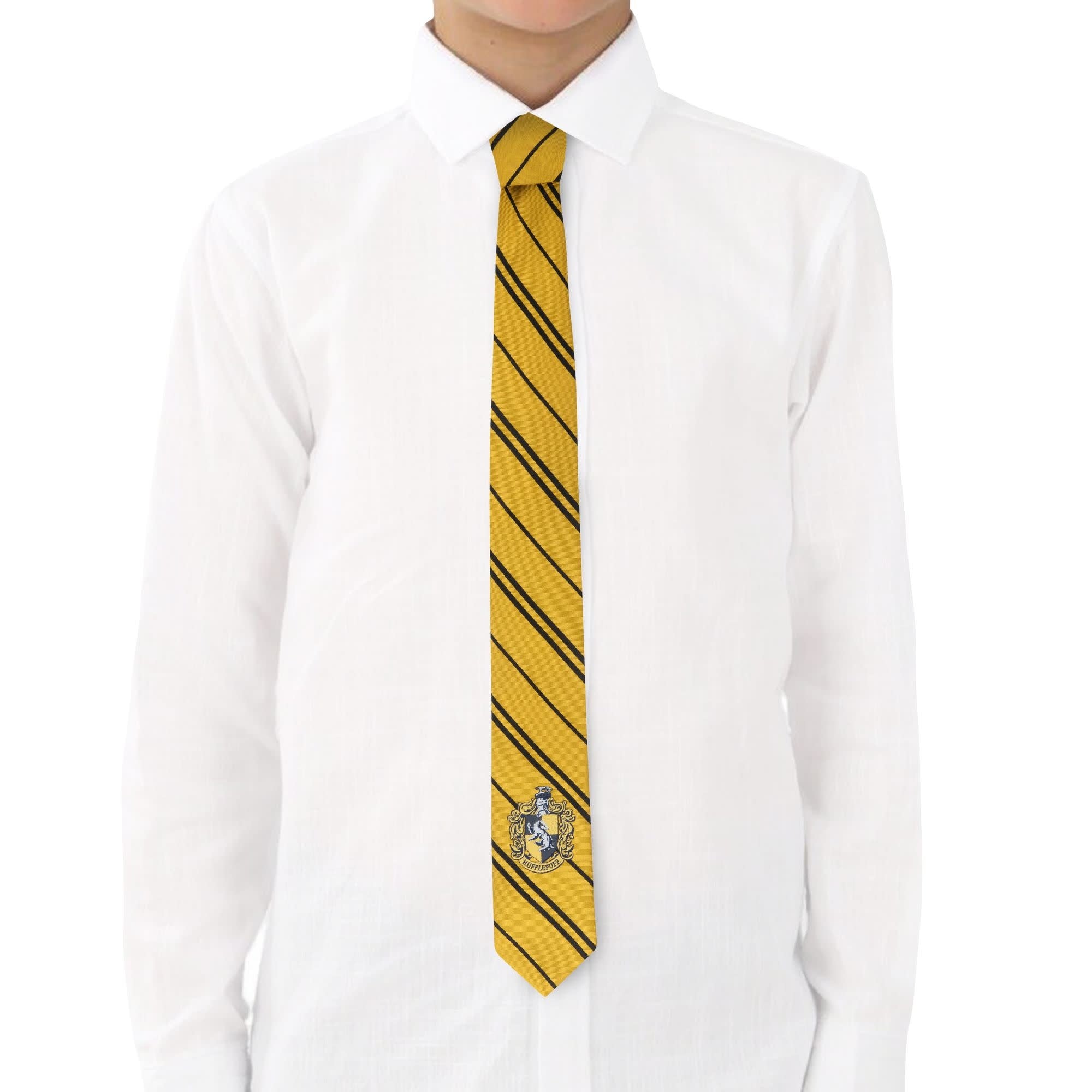 Harry Potter: Hufflepuff Woven Kids Necktie - Fans Geek Store