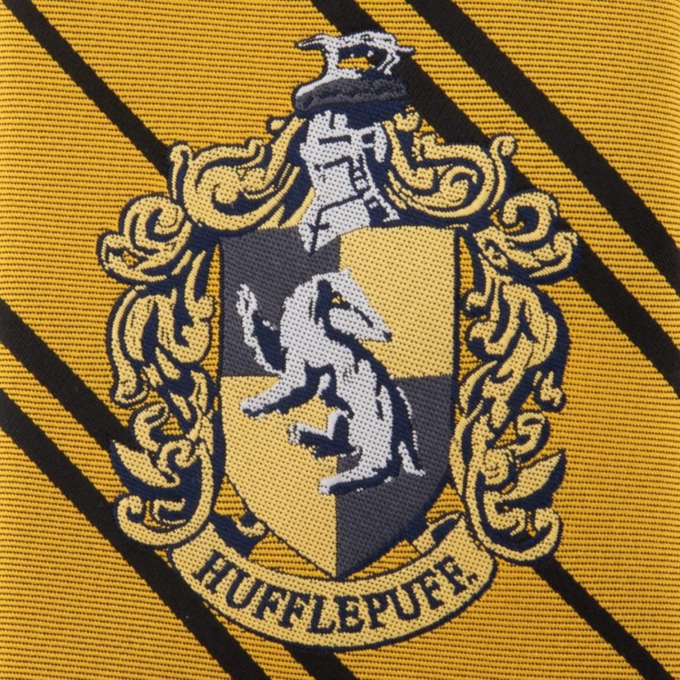 Harry Potter: Hufflepuff Woven Kids Necktie - Fans Geek Store