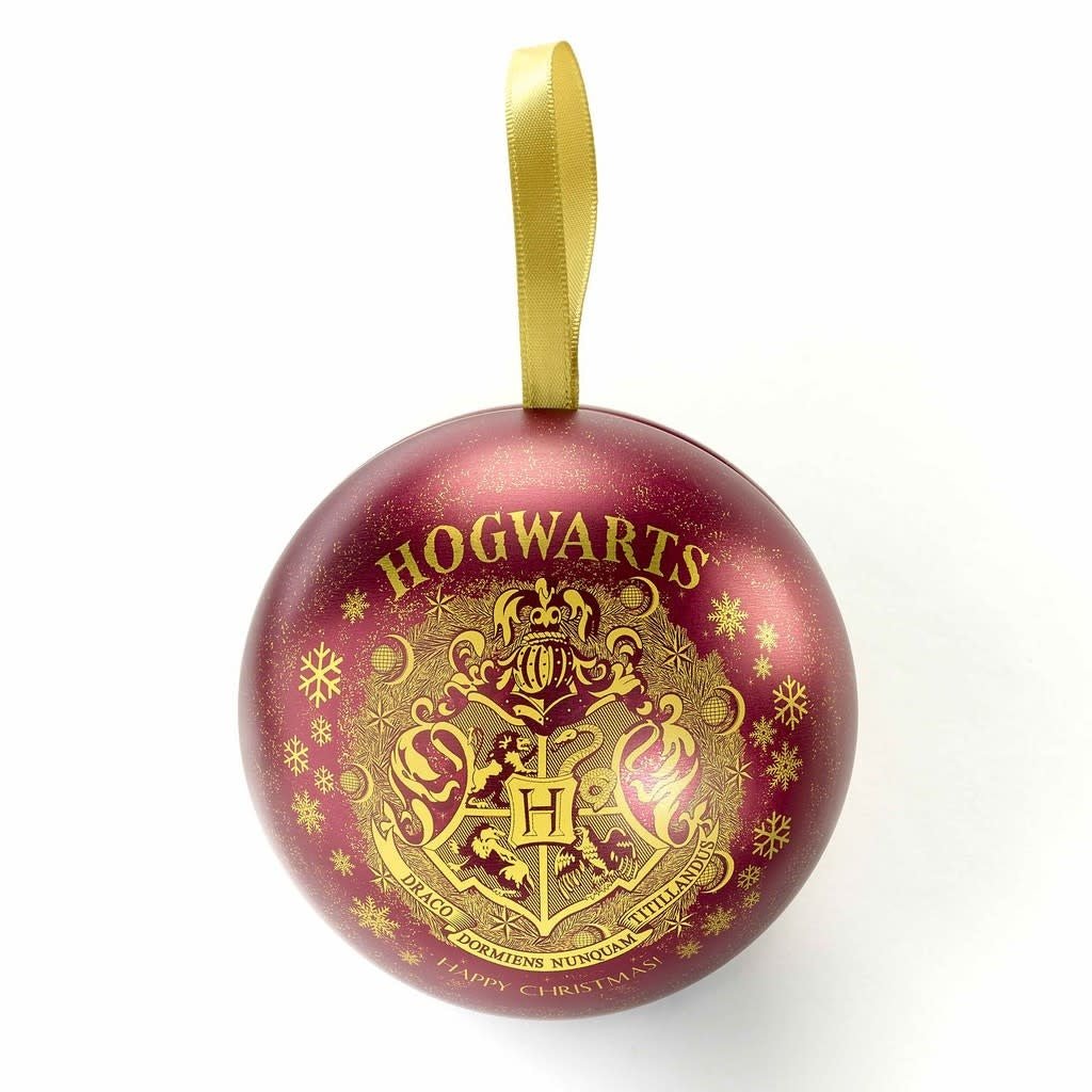 Harry Potter: Hogwarts Crest Red Bauble with Time Turner Necklace - Fans Geek Store