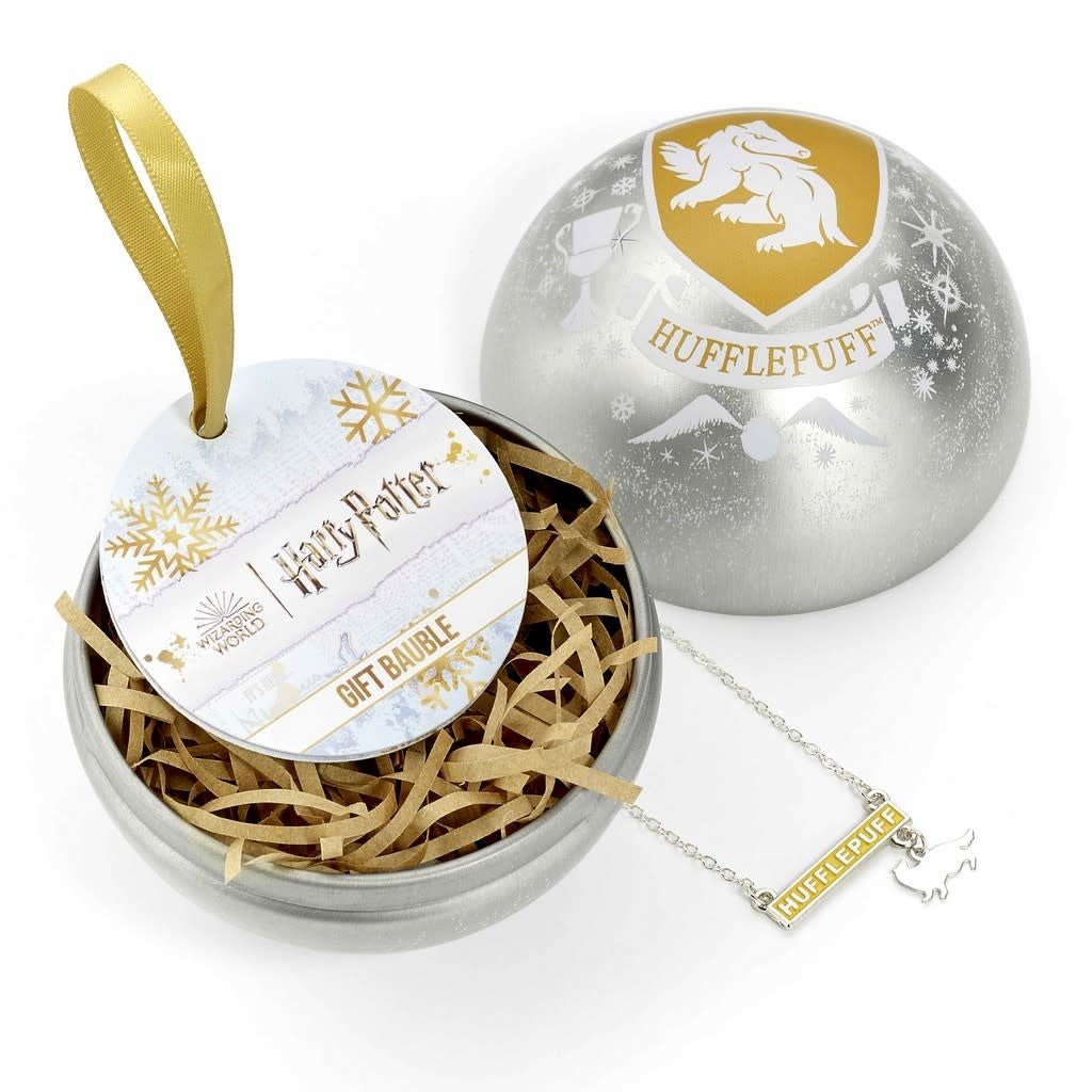 Harry Potter: Hufflepuff Bauble with House Necklace - Fans Geek Store
