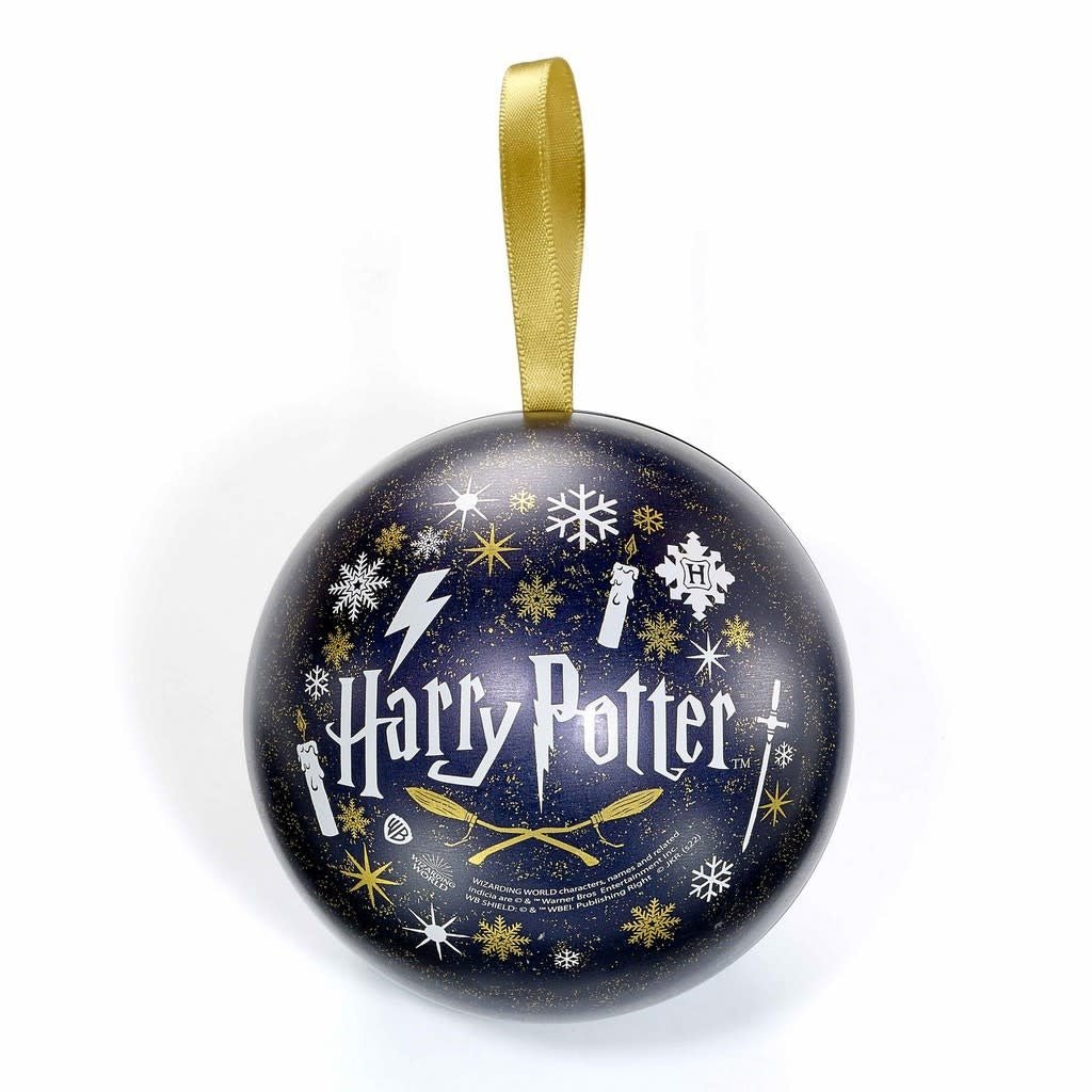 Harry Potter: Yule Ball Blue Bauble with Lightning Bolt Drop Earrings - Fans Geek Store