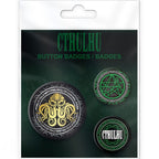CTHULHU - Badge Pack - Necronomicon - Fans Geek Store
