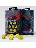 Cyberpunk Red Dobbelset Zwart Geel- 7 Stuks - Fans Geek Storeproduct_typeCardshouse