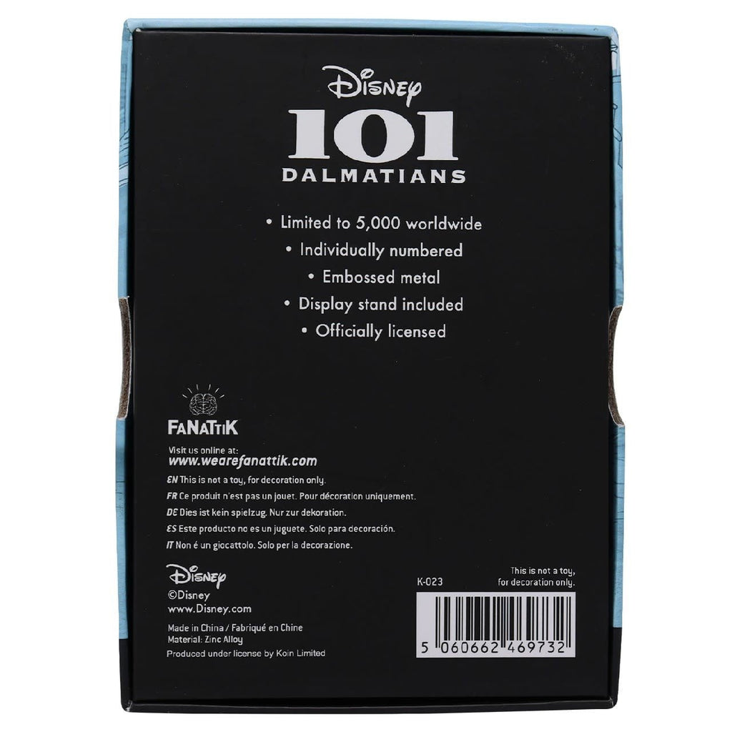Disney: 101 Dalmatians - Limited Edition Ingot - Fans Geek Store