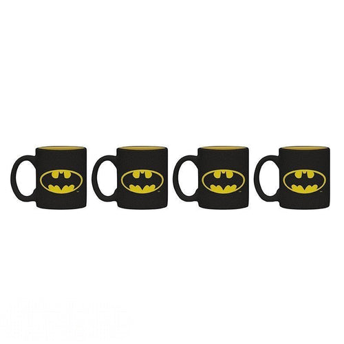 DC Comics: Batman Espresso Mokken Set van 4 - Keramiek 110ml - Fans Geek Storeproduct_typeABYstyle