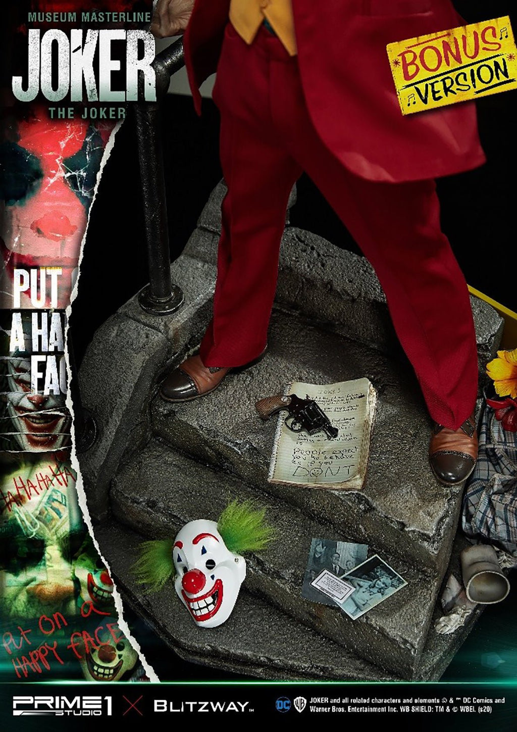 DC Comics: Joker Movie - The Joker Bonus Version 1:3 Scale Statue - Fans Geek Store