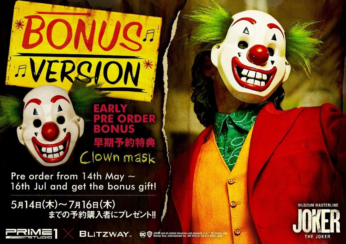 DC Comics: Joker Movie - The Joker Bonus Version 1:3 Scale Statue - Fans Geek Store