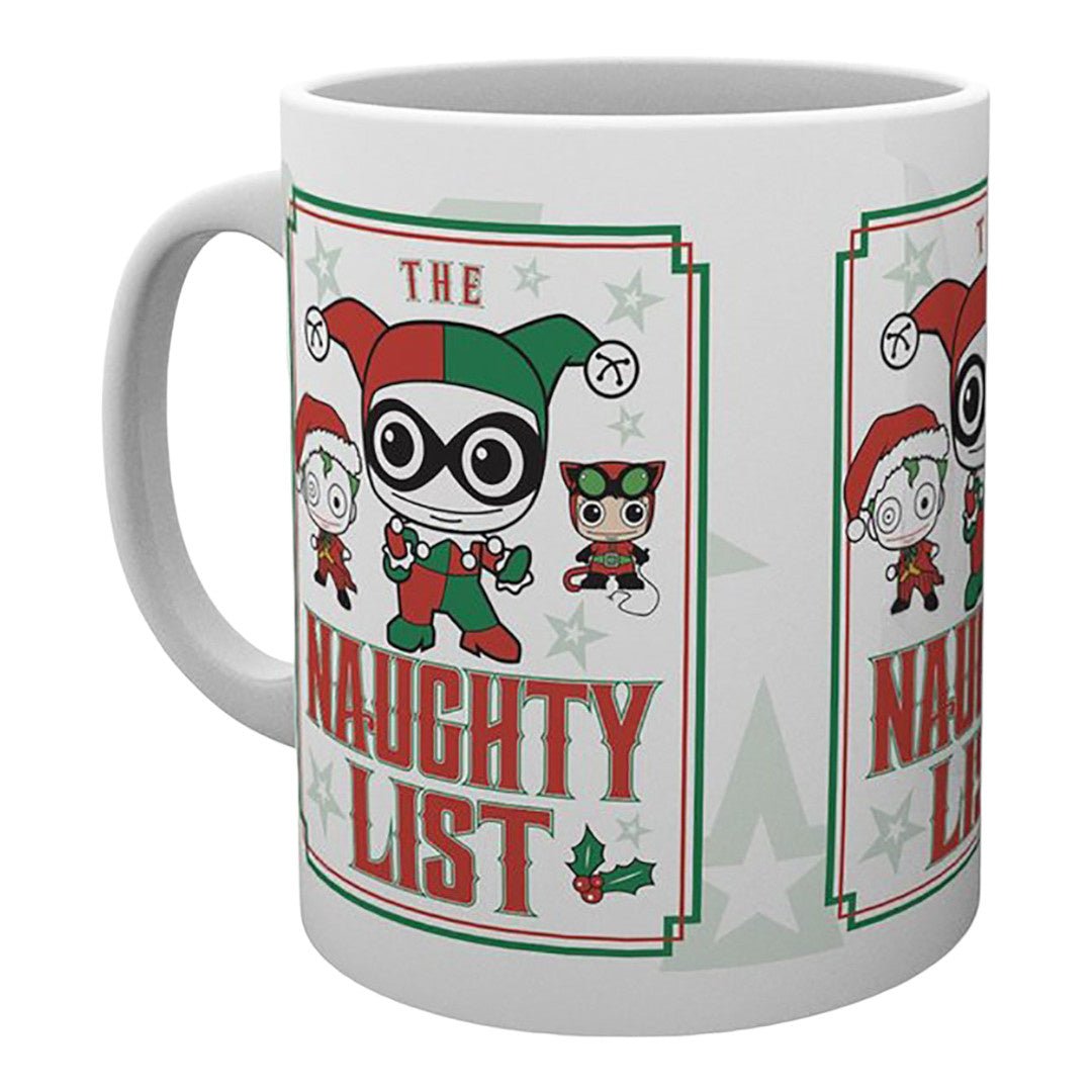 DC Comics: Harley Quinn Naughty List Christmas Mug - Fans Geek Store