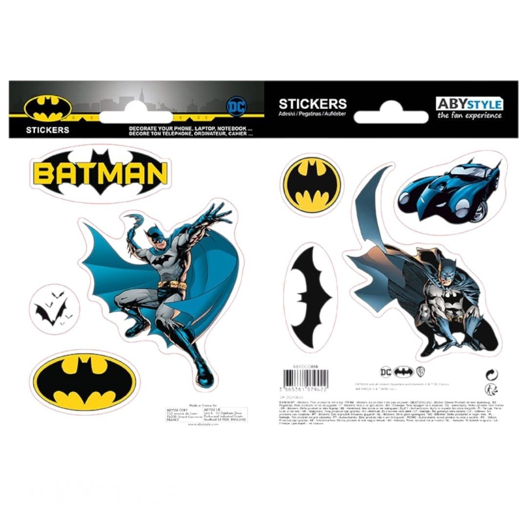 DC COMICS - Stickers - Batman and Logo - Fans Geek Store