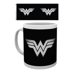 DC Comics: Wonder Woman Monotone Logo - Mug - Fans Geek Store