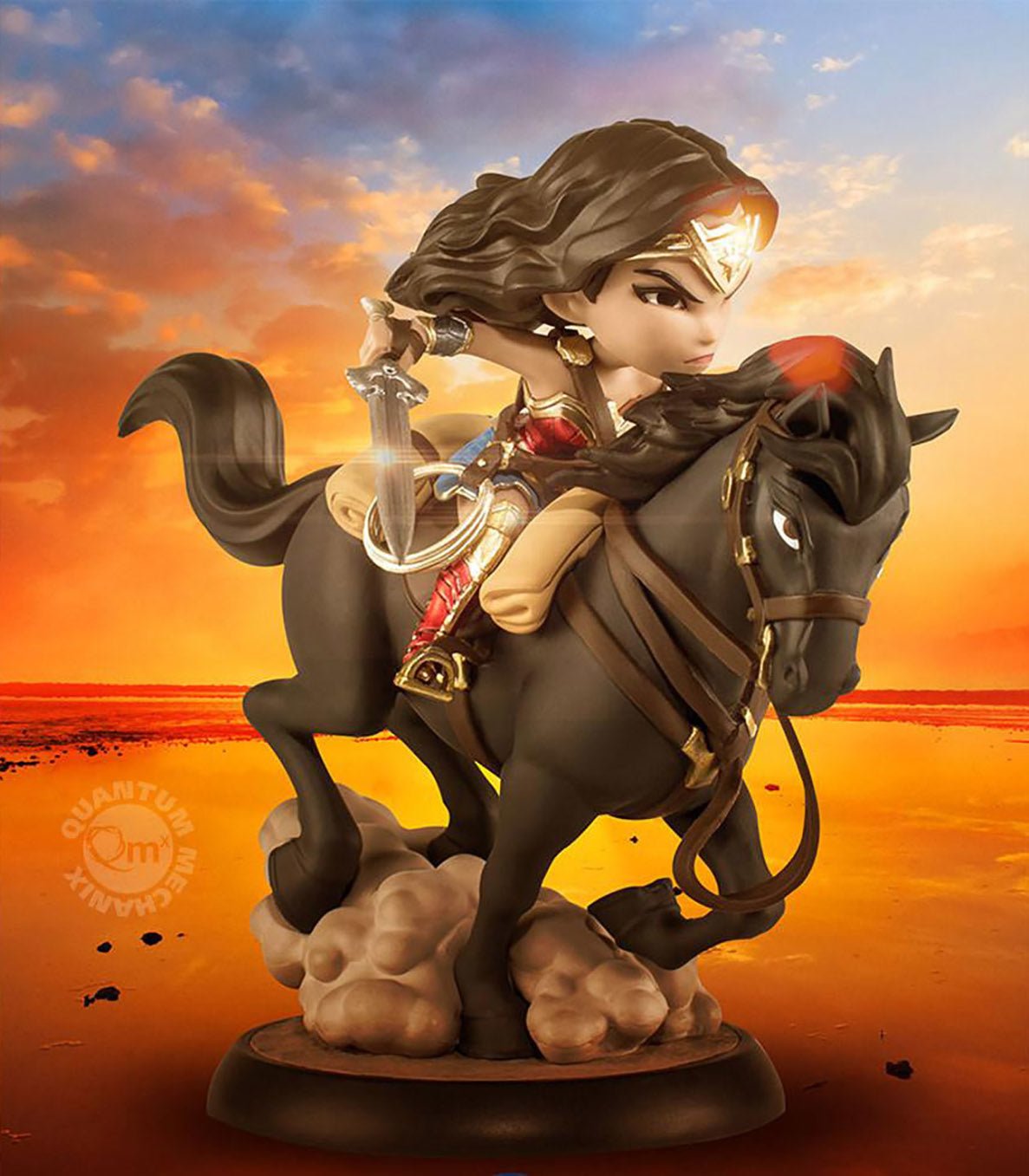 DC Comics: Wonder Woman on a Horse Q - Fig Max PVC Diorama - Fans Geek Store