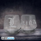 Death Note Glazen Set Kira & L ABYstyle Glas 300ml 2-delig