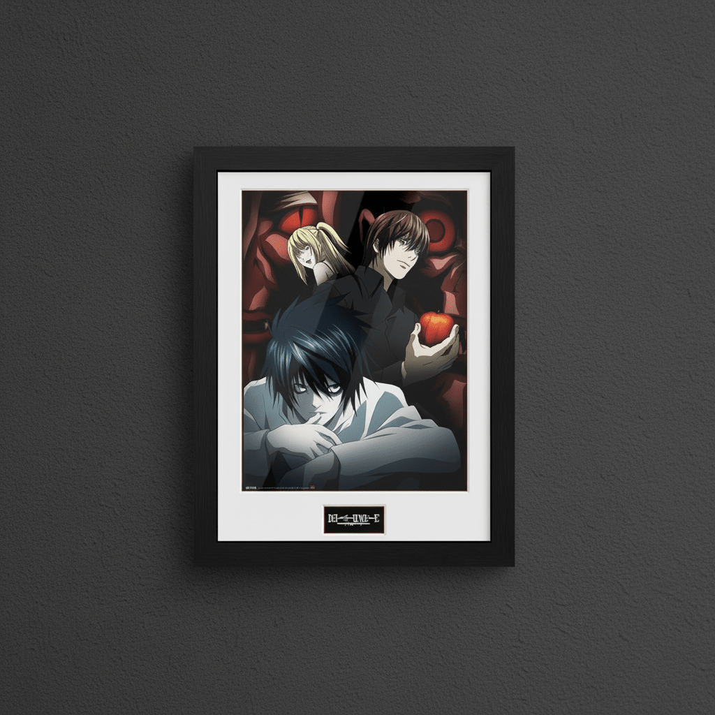 Death Note Ingelijste Poster Light L & Misa - Fans Geek Storeproduct_typeGB Eye