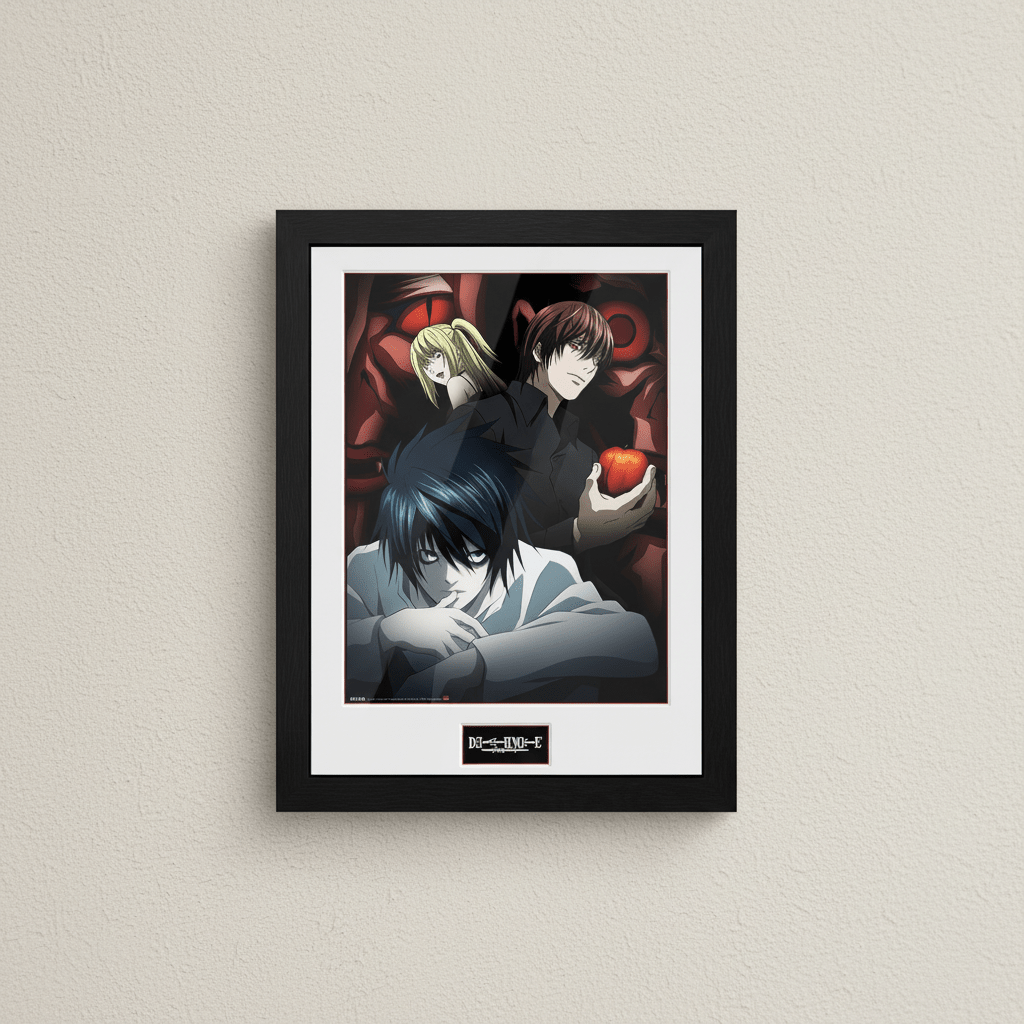 Death Note Ingelijste Poster Light L & Misa - Fans Geek Storeproduct_typeGB Eye