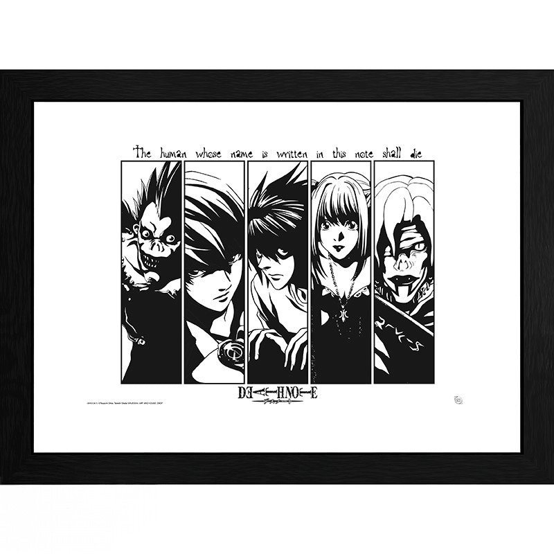 Death Note Ingelijste Poster Usual Suspects - Fans Geek Storeproduct_typeGB eye