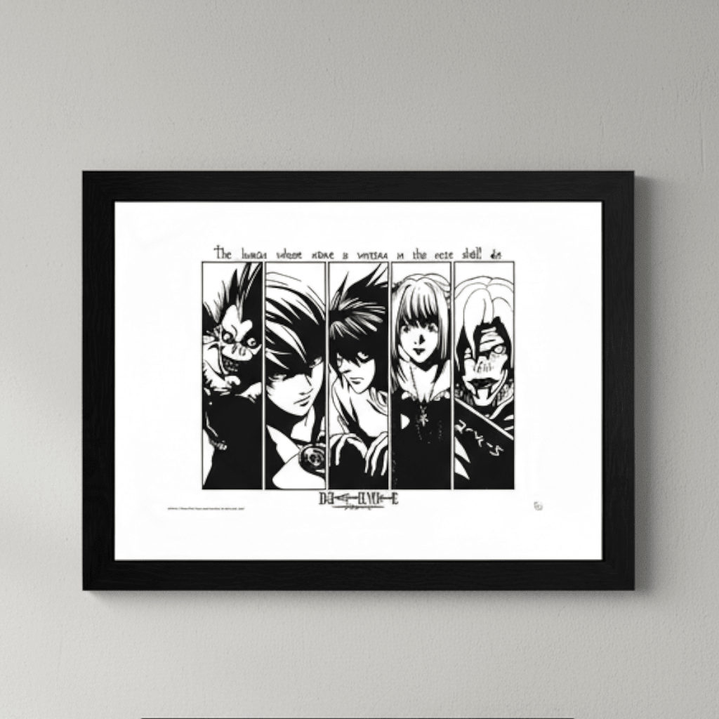 Death Note Ingelijste Poster Usual Suspects - Fans Geek Storeproduct_typeGB eye