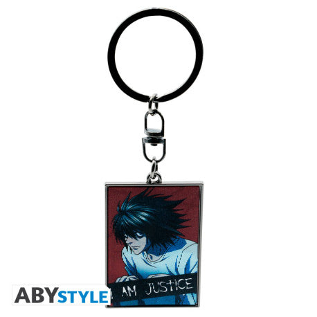 Death Note Sleutelhanger Justice Light & L ABYstyle Metaal 4.8x5.5cm