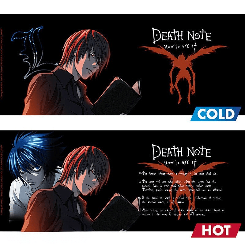 Death Note Mok Heat Change L & Light - Fans Geek Storeproduct_typeABYstyle