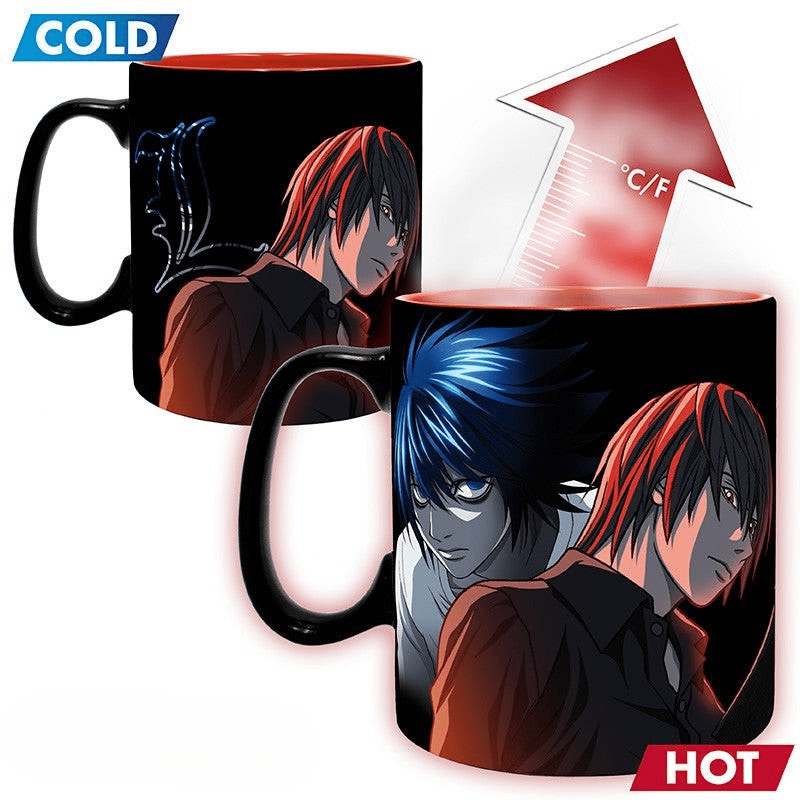 Death Note Mok Heat Change L & Light - Fans Geek Storeproduct_typeABYstyle