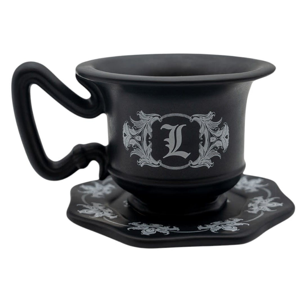 DEATH NOTE - Mug 3D with Saucer - L's Cup - Fans Geek Store
