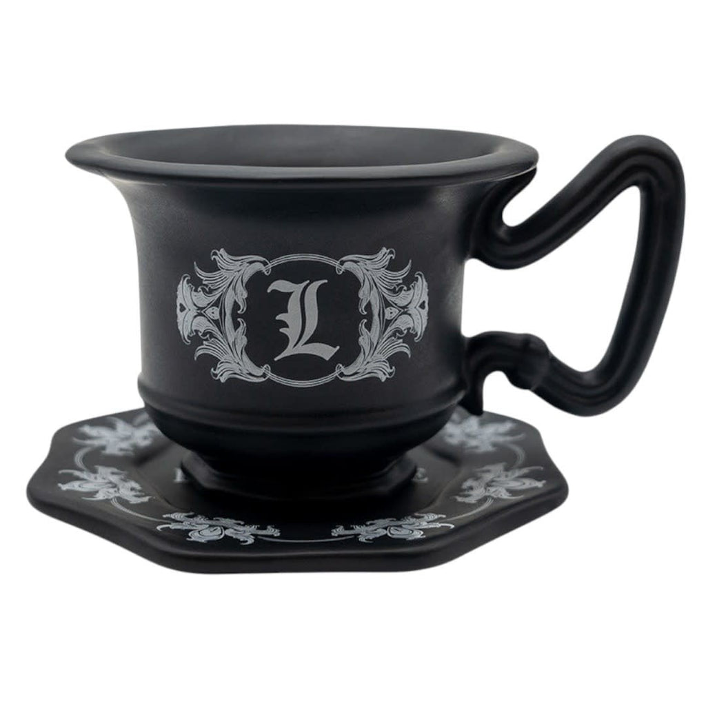 DEATH NOTE - Mug 3D with Saucer - L's Cup - Fans Geek Store