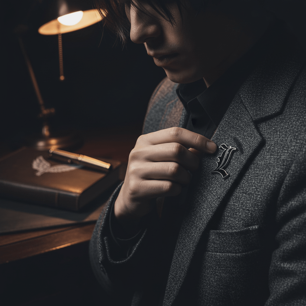 Death Note Pin L Metaal - Fans Geek Storeproduct_typeABYstyle