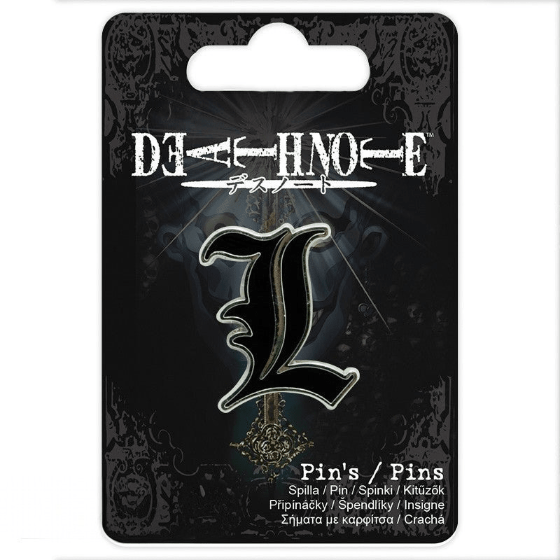 Death Note Pin L Metaal - Fans Geek Storeproduct_typeABYstyle