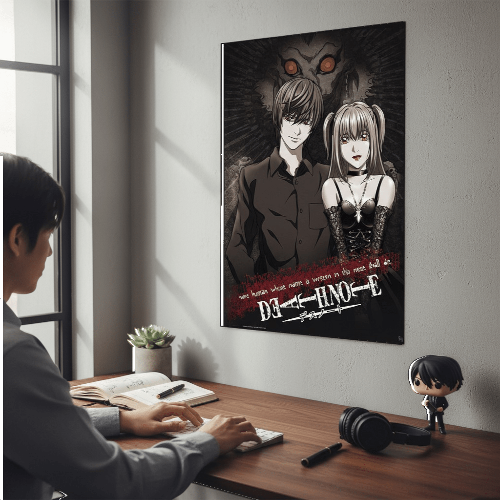 Death Note Poster Misa & Light - Fans Geek Storeproduct_typeGB Eye