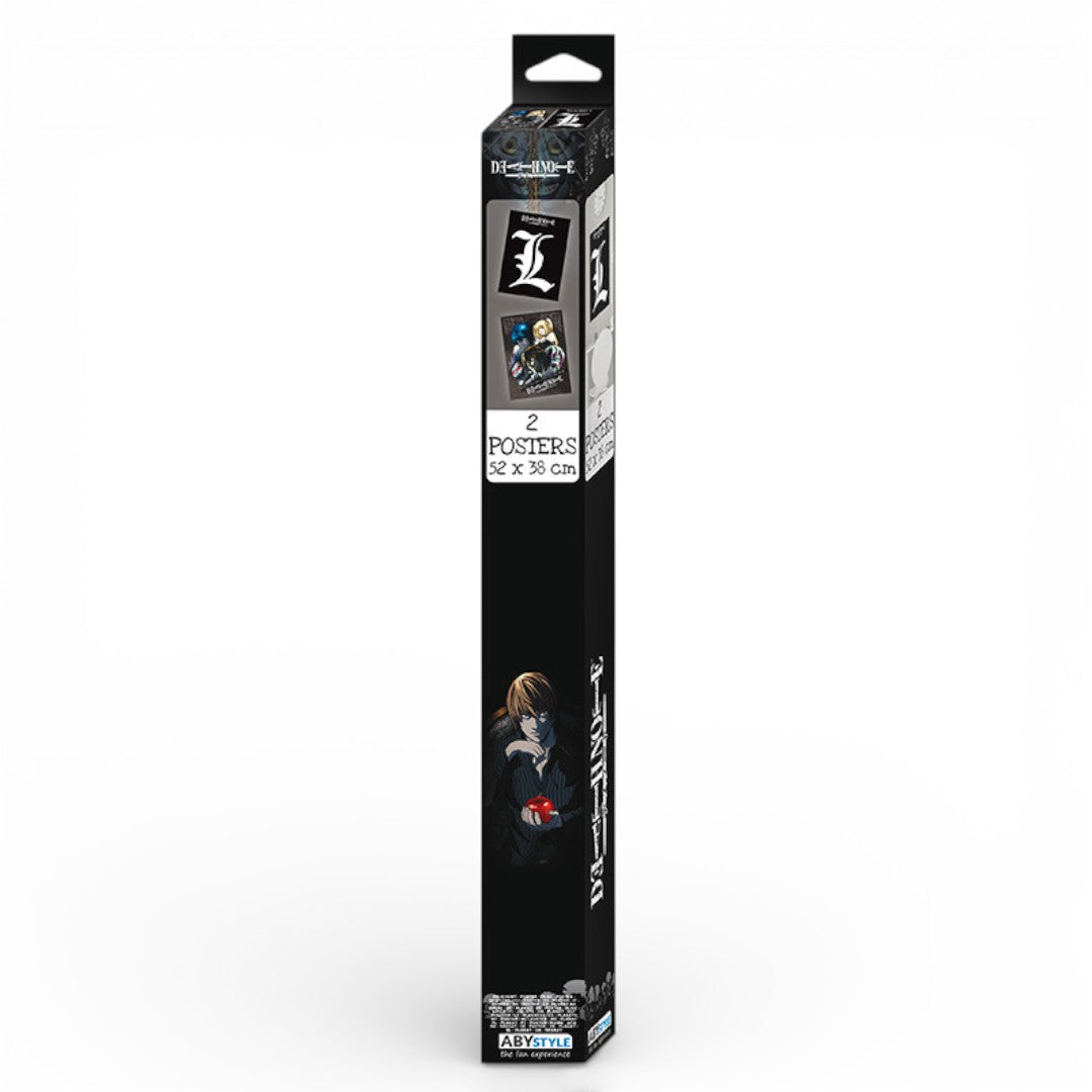 DEATH NOTE - Set 2 Posters Chibi 52x38 - L & Group