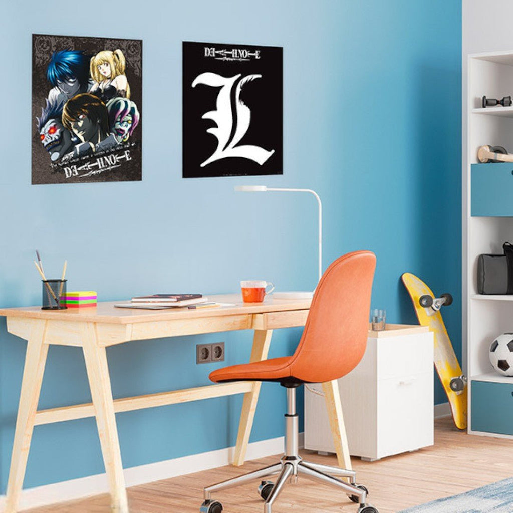 DEATH NOTE - Set 2 Posters Chibi 52x38 - L & Group - Fans Geek Storeproduct_typeAbyStyle
