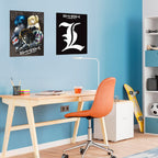DEATH NOTE - Set 2 Posters Chibi 52x38 - L & Group - Fans Geek Storeproduct_typeAbyStyle