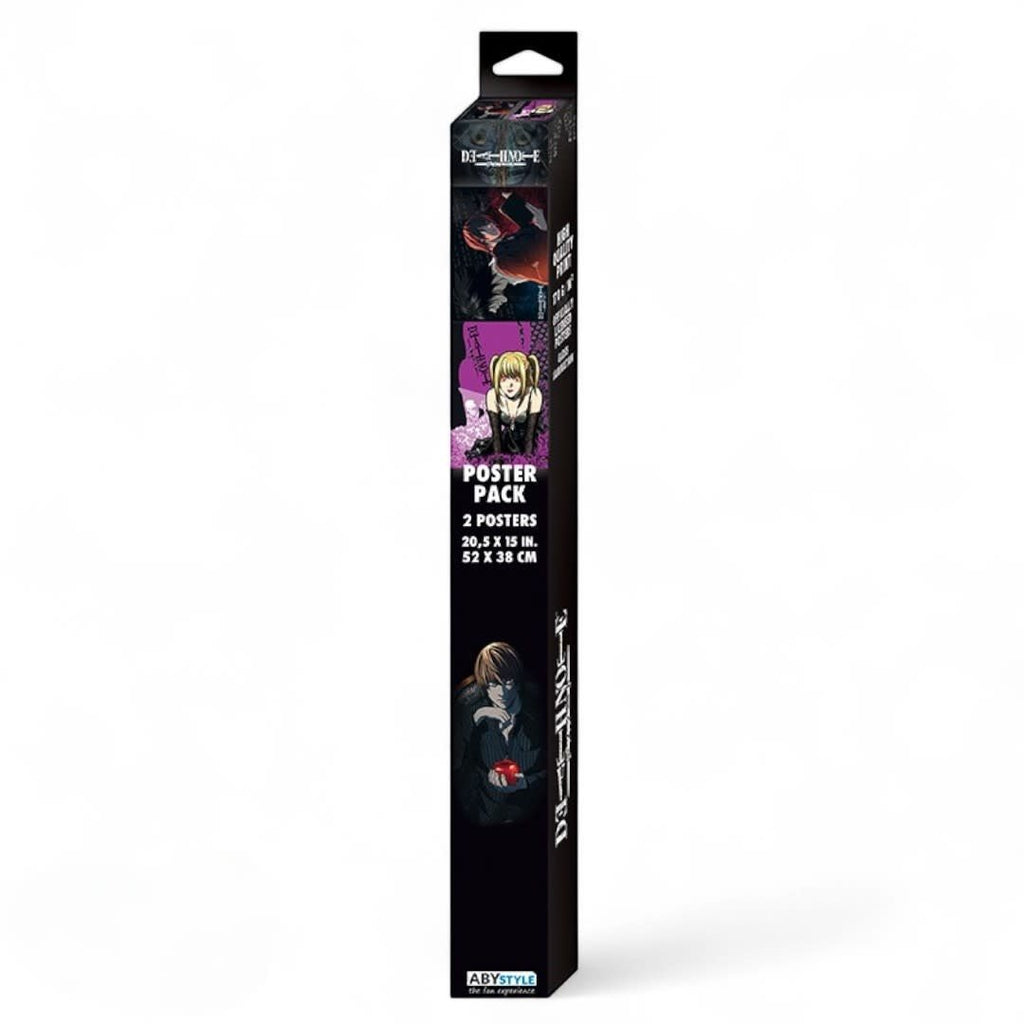 DEATH NOTE - Set 2 Posters Chibi 52x38 - L vs Light & Misa - Fans Geek Store