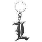 Death Note Sleutelhanger 3D L Symbol Metaal - Fans Geek Storeproduct_typeABYstyle