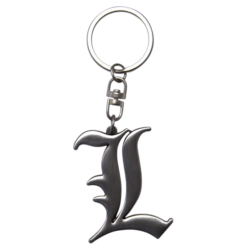 Death Note Sleutelhanger 3D L Symbol Metaal - Fans Geek Storeproduct_typeABYstyle
