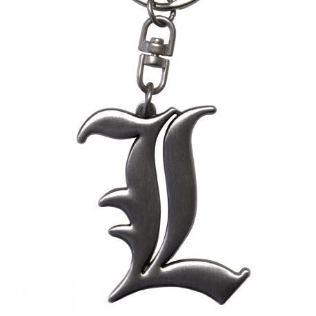 Death Note Sleutelhanger 3D L Symbol Metaal - Fans Geek Storeproduct_typeABYstyle